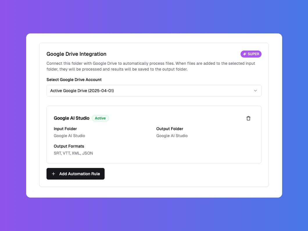 Google Drive integration
