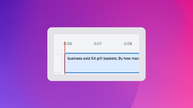 Smart subtitle editor