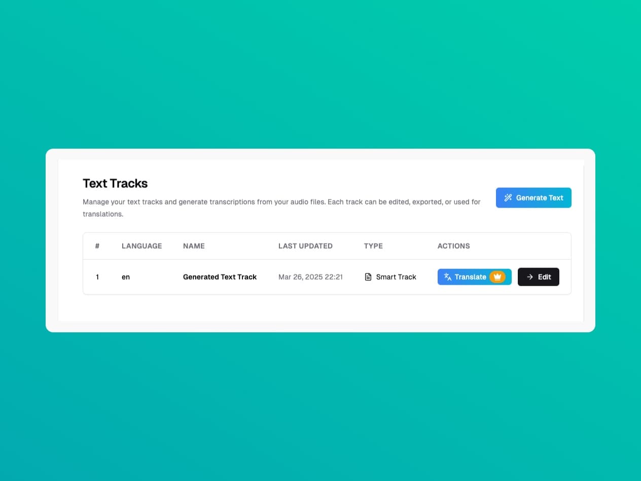 Built-in translations